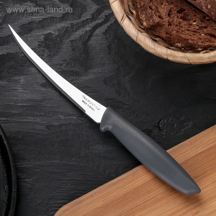 Нож для помидоров и цитрусовых Tramontina Plenus, лезвие 12,5 см, сталь AISI 420 - Фото 1