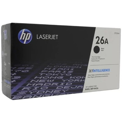 Картридж HP 26A CF226A для LJ Pro M402/M426 (3100k), чёрный