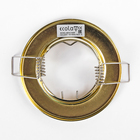 Светильник встраиваемый Ecola Light, DL90, MR16, GU5.3, плоский, 30x80 мм, цвет золото - Фото 3
