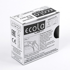 Светильник встраиваемый Ecola Light, DL90, MR16, GU5.3, плоский, черный хром, 30x80, (2 шт) - Фото 5