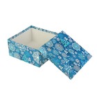 Набор коробок 7в1 "Снежинки на синем", 20 х 20 х 10 - 8 х 8 х 4 см - Фото 2