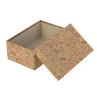 Набор коробок 3 в 1 "Почтовые штампы крафт", 19 х 12 х 7,5 - 15 х 10 х 5 см - Фото 2