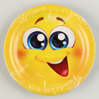Тарелка одноразовая бумажная "Смайлик " (18 см) (комплект 10 шт) - фото 27125271 Тарелка одноразовая бумажная "Смайлик " (18 см) (комплект 10 шт) - фото 27125271