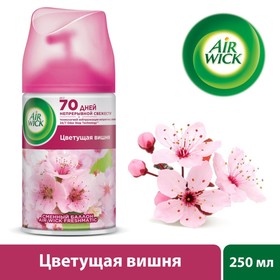 Сменный баллон для автоматического освежителя воздуха AirWick PURE "Цветущая вишня", 250 мл 2933217