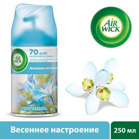 Сменный баллон для автоматического освежителя воздуха Air Wick PURE "Весеннее настроение" 2933218