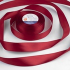 Лента атласная, 25 мм, 33±2 м, красная №065 - Фото 1