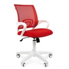 Офисное кресло Chairman 696, белый пластик, красный - Фото 2
