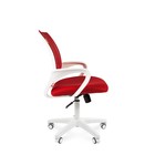Офисное кресло Chairman 696, белый пластик, красный - Фото 3
