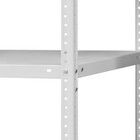 Стеллаж металлический для склада напольный ПАКС металл МС-254, 4 полки, 200×100×50 см, серый - Фото 2