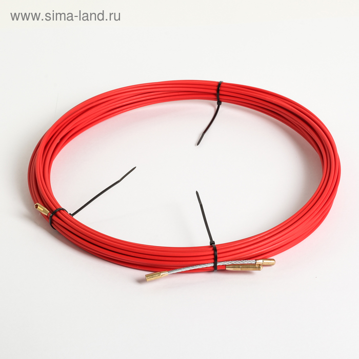 Протяжка кабельная Rexant 47-1020, 20 м, х 3,5мм   красная - Фото 1