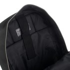 Рюкзак молодежный маленький Proff 39х29х19 Carbon, чёрный, с отделением для ноутбука - Фото 7