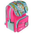 Рюкзак школьный эргономичная спинка для девочки Proff 35*28*14 Cats, розовый/голубой PN17-BPA-09 - Фото 2