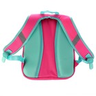 Рюкзак школьный эргономичная спинка для девочки Proff 35*28*14 Cats, розовый/голубой PN17-BPA-09 - Фото 3