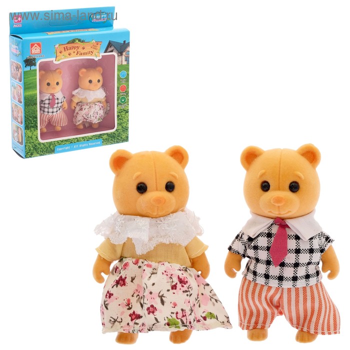 Набор питомцев «Семья» 2 шт. - Фото 1