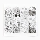 Раскраска - антистресс, альбом Fashion, 20 стр. - Фото 4