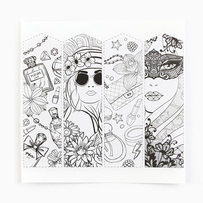 Раскраска - антистресс, альбом Fashion, 20 стр.