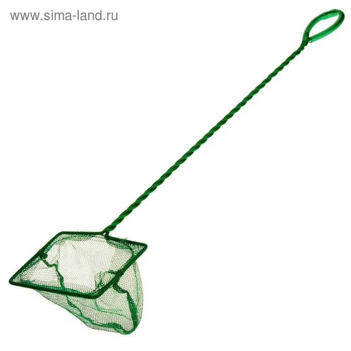 Сачок KW 4" Long Net Green 10 см, с длинной ручкой - Фото 1