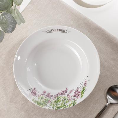 Тарелка глубокая «Идиллия. Лаванда», 500 мл, d=24 см