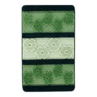 Набор ковриков для ванной 2 шт HURREM 60х100, 60х50, цвет зелёный - Фото 1