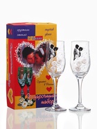Свадебные бокалы «Жених и невеста», 2 шт. по 200 мл - Фото 1