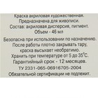 Краска акриловая художественная, туба 46 мл, «Гамма», неаполитанская жёлтая - Фото 3