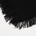 Платок женский текстильный, цвет чёрный, размер 75х75 - Фото 2