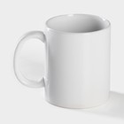 Кружка - хамелеон Доляна «Сердце», 350 мл, керамика, белая - Фото 3