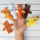 Пальчиковый театр «Заяц и лисичка», набор 6 персонажей, сценарий - Фото 4