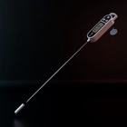 Термометр (термощуп) кухонный, электронный, на батарейках, белый - Фото 7