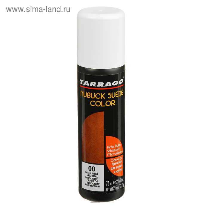 Краска для замши Tarrago Nubuck Color 000, бесцветный, флакон, 75 мл - Фото 1