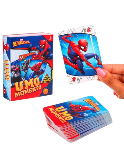 Настольная игра UMO momento, MARVEL, 70 карт, 3+