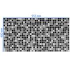 Панель ПВХ Мозаика чёрная 960х480 мм - Фото 2