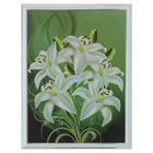 Картина "Белые лилии" 33*43 см - фото 11416223