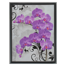 Картина "Фиолетовый фаленопсис" 33*43 см