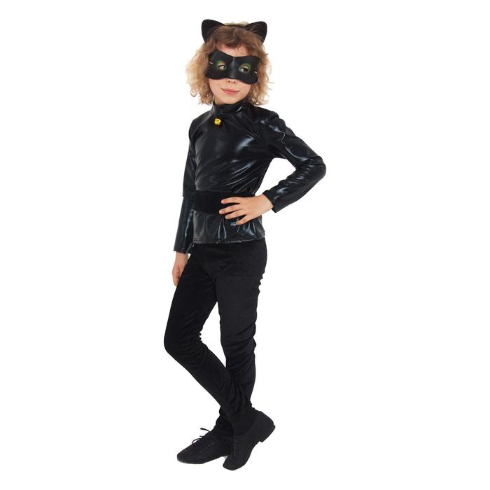 Карнавальный костюм «Супер-кот», размер 30, рост 116 см - Фото 1