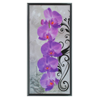 Картина "Фиолетовый фаленопсис" 36*73 см - фото 8616061