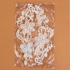 Аппликации пришивные «Лейсы», 25,5 × 7,5 см, пара, цвет белый - Фото 3