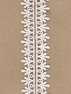 Кружево гипюровое, 20 мм, 14±1 м, белое - Фото 3