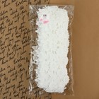 Кружево гипюровое, 50 мм, 14±1 м, белое - Фото 4