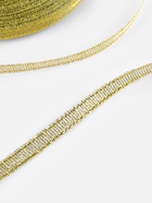 Лента парчовая, 6 мм, 23±1 м, цвет золотой - Фото 3