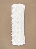 Кружево гипюровое, 35 мм × 9 ±0.5 м, цвет белый - Фото 3