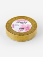Лента парчовая, 20 мм, 23±1 м, цвет золотой - Фото 4