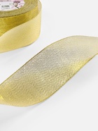 Лента парчовая, 50 мм, 23±1 м, цвет золотой - Фото 3