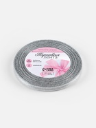 Лента парчовая, 6 мм, 23±1 м, цвет серебряный - Фото 5