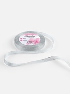 Лента парчовая, 10 мм, 23±1 м, цвет серебряный - Фото 4