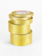 Набор парчовых лент, 5 шт., размер лент: 6/10/20/40/50 мм, 23±1 м, цвет золотой - Фото 2