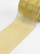 Набор парчовых лент, 5 шт., размер лент: 6/10/20/40/50 мм, 23±1 м, цвет золотой - Фото 4