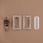 Застёжка для сумки, 4.4×2.5 см, цвет серебряный - Фото 3