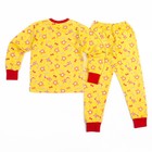 Пижама для девочки, рост 134 см, цвет жёлтый 027 - Фото 8
