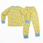 Пижама для мальчика, рост 104 см, цвет жёлтый, принт Машинки 003 - Фото 2